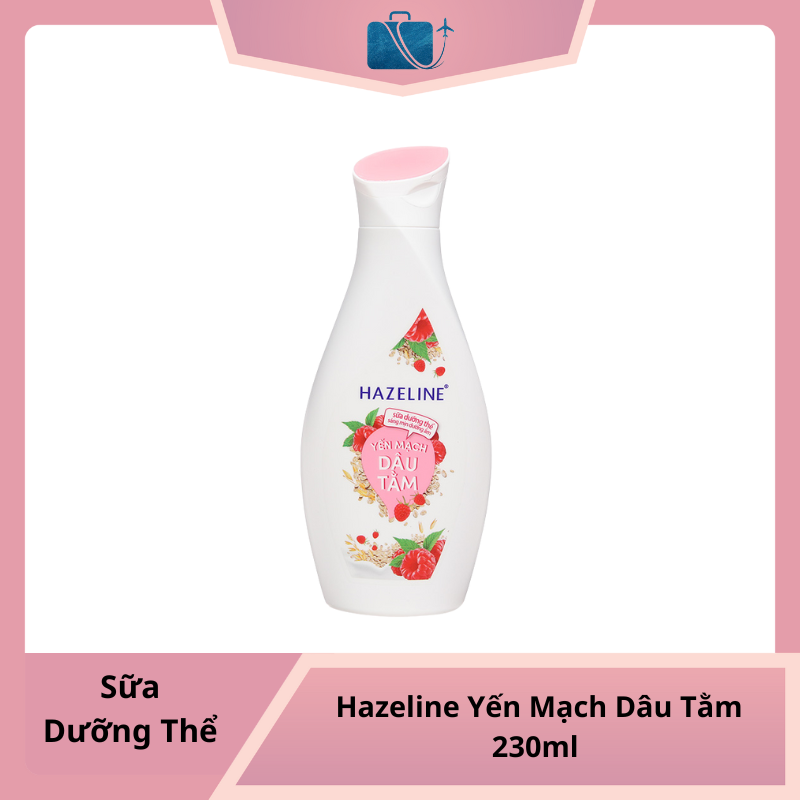 Sữa Dưỡng Thể Hazeline Yến Mạch Dâu Tằm 230ml – Dưỡng Trắng Mịn Màng, Dịu Nhẹ Tự Nhiên