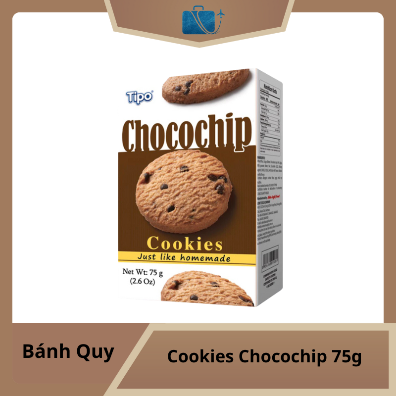 Bánh Quy Tipo Cookies Chocochip 75g