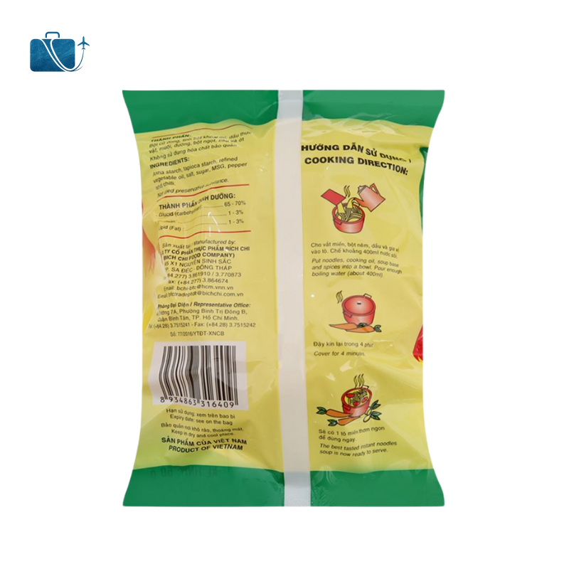  Miến Chay Vina Bích Chi Gói 60g 3