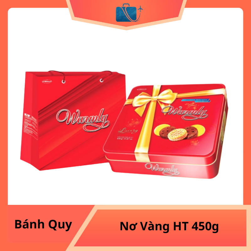 Bánh Quy Warmly Nơ Vàng HT 450g