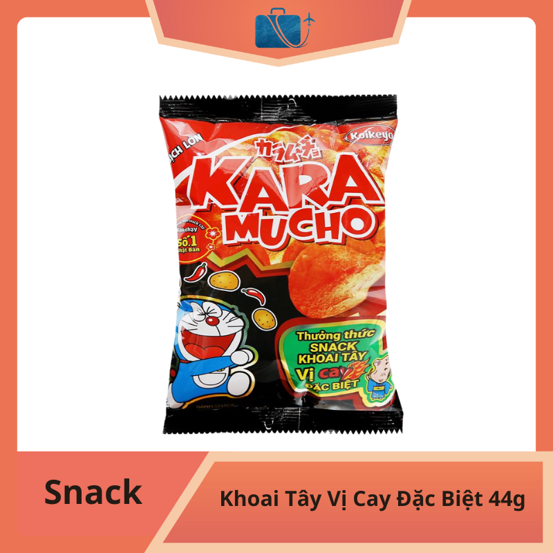 Snack Khoai Tây Vị Cay Đặc Biệt Koikeya Karamucho 44g 