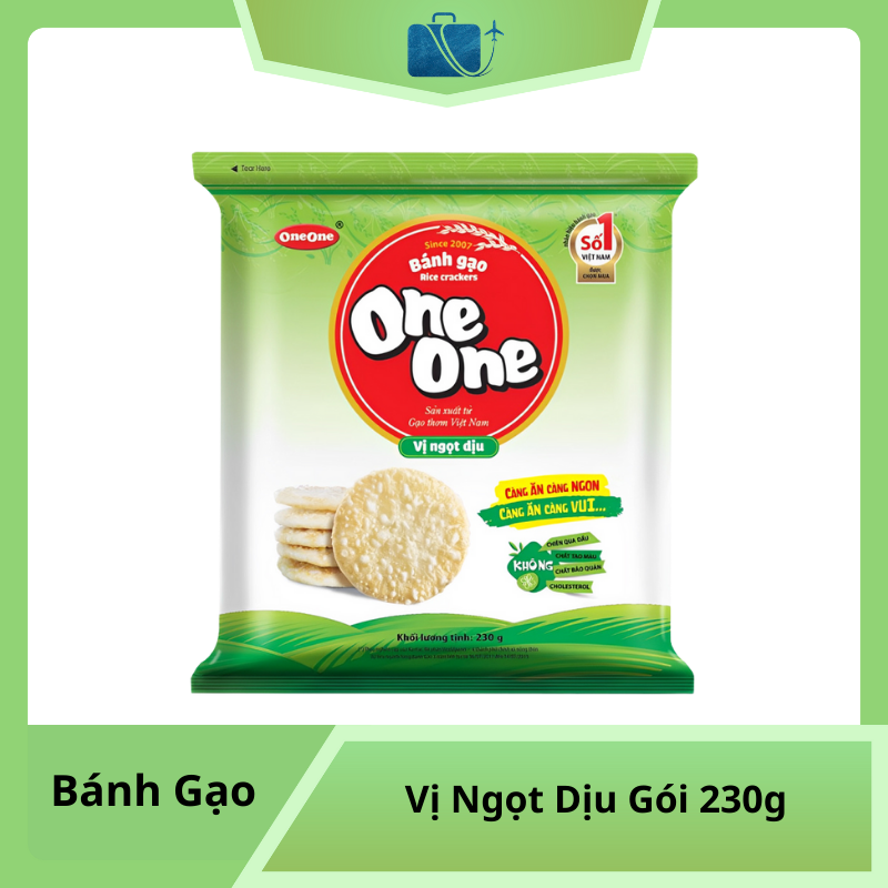 Bánh Gạo Vị Ngọt Dịu One One Gói 230g