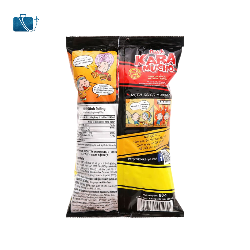 Snack Khoai Tây Vị Cay Koikeya Karamucho 80g 2