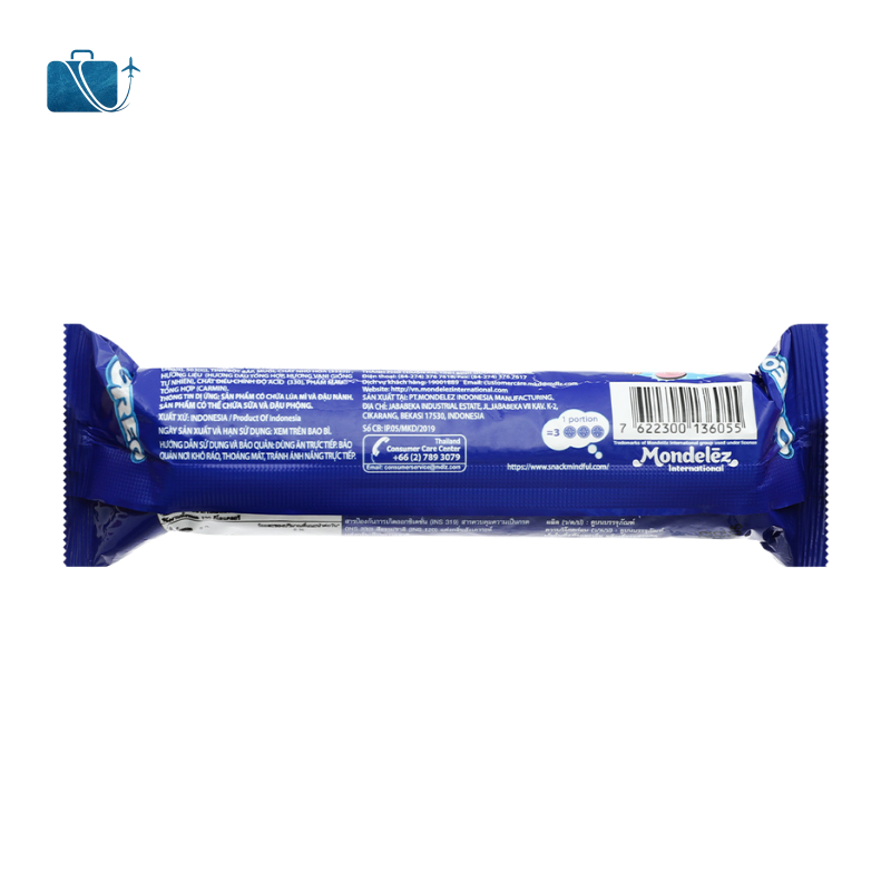 Bánh Quy Kem Dâu Oreo Gói 119.6g 2