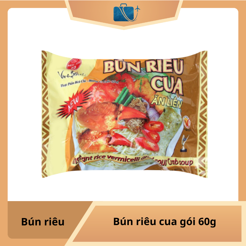 Bún Riêu Cua Vina Bích Chi gói 60g