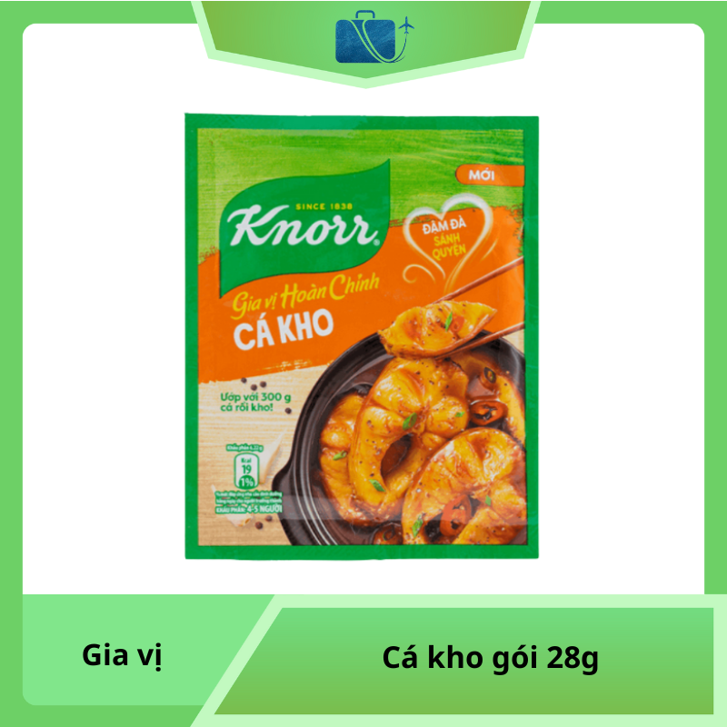 Gia Vị Hoàn Chỉnh Cá Kho Knorr Gói 28g