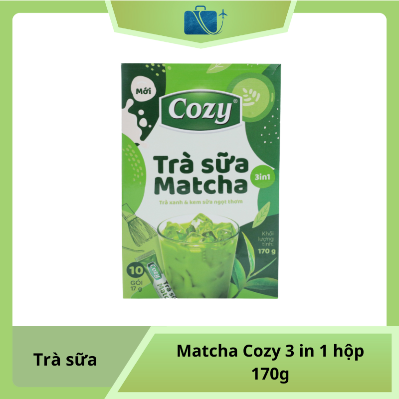Trà Sữa Matcha Cozy 3 in 1 Hộp 170g