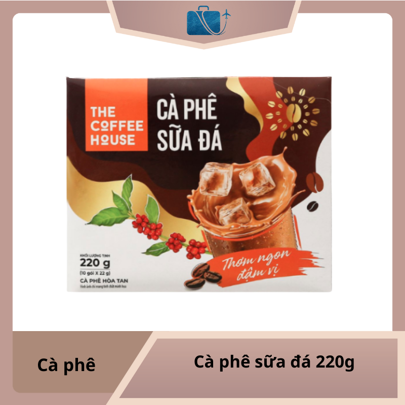 Cà phê sữa đá The Coffee House 220g – Hương vị đậm đà chuẩn Việt Nam