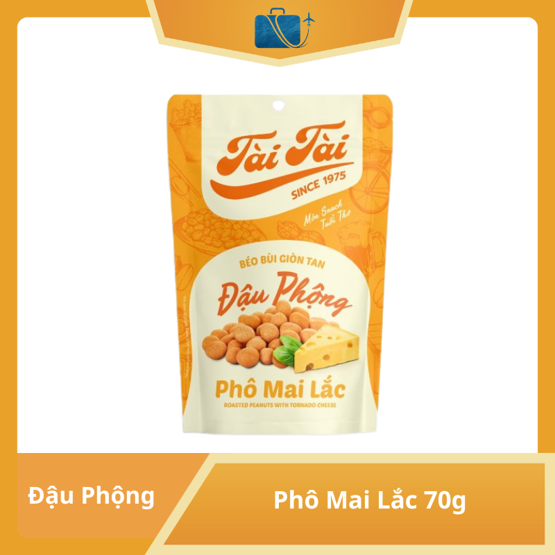 Đậu Phộng Phô Mai Lắc Tài Tài 70g