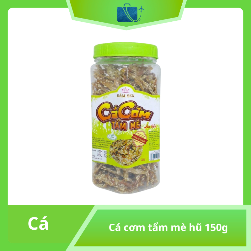 Cá Cơm Tẩm Mè Đầm Sen 100g