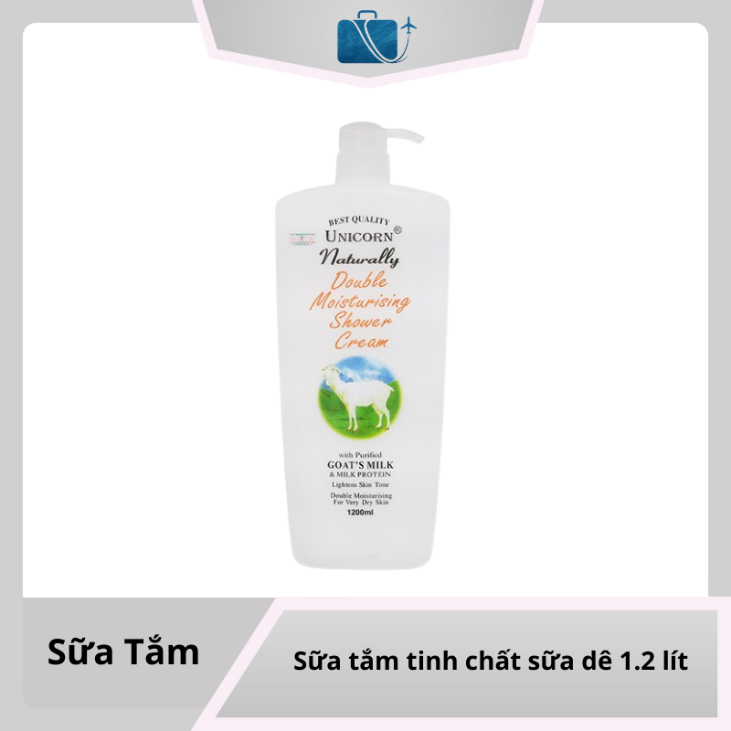 Sữa Tắm Unicorn Naturally Sữa Dê 1.2L