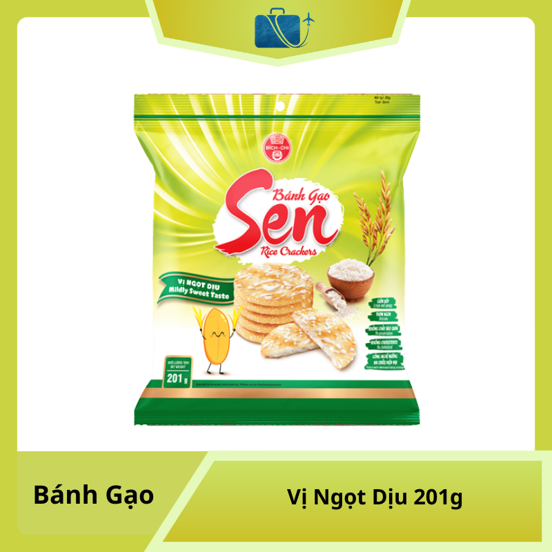 Bánh Gạo Sen Vị Ngọt Dịu 201g