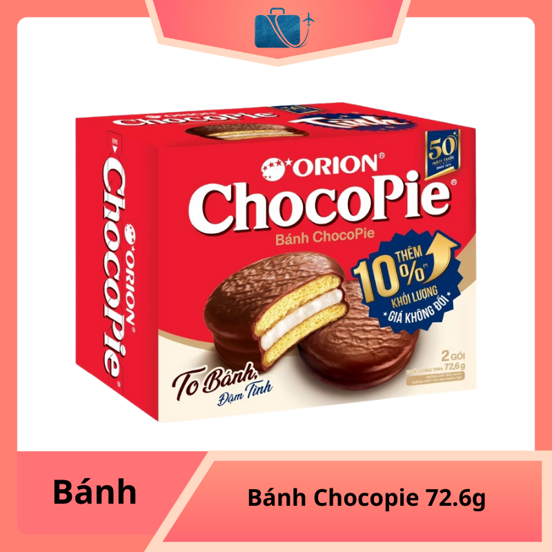 Bánh Chocopie Tình Orion – Hộp 2 Gói 72.6g