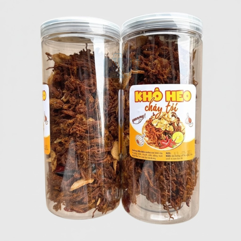 Khô Heo Cháy Tỏi Loại 1 Hộp 300g
